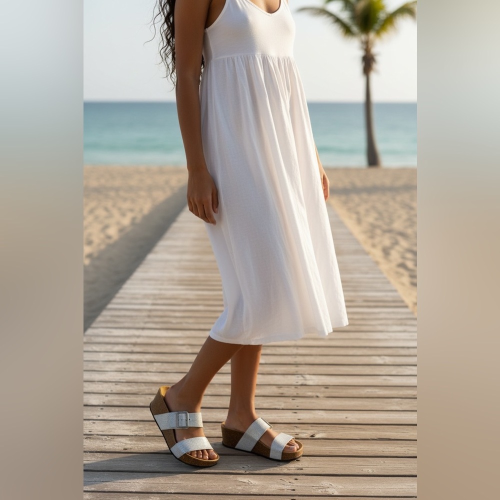 Plakton Stylish Women's Gray Platform Sandals